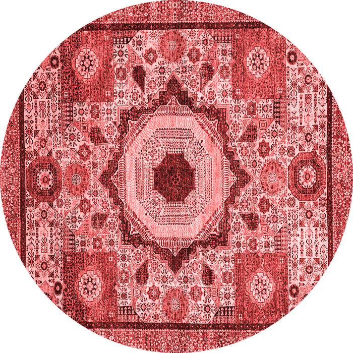 Abstract Red Modern Rug, abs2349red
