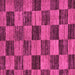 Square Abstract Pink Modern Rug, abs234pnk