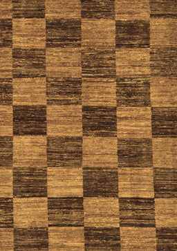 Abstract Brown Modern Rug, abs234brn