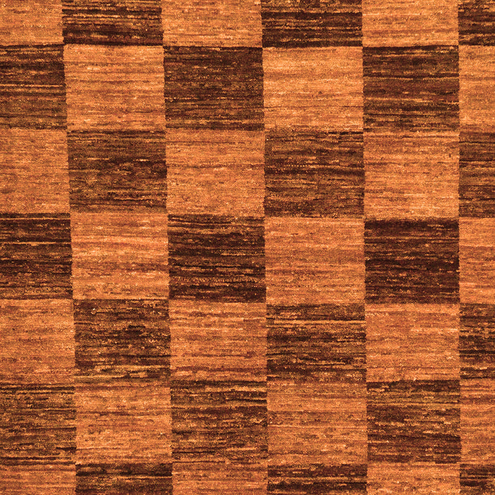 Machine Washable Abstract Orange Modern Area Rugs, wshabs234org