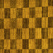 Square Abstract Yellow Modern Rug, abs234yw