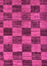 Machine Washable Abstract Pink Modern Rug, wshabs234pnk