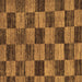 Square Abstract Brown Modern Rug, abs234brn