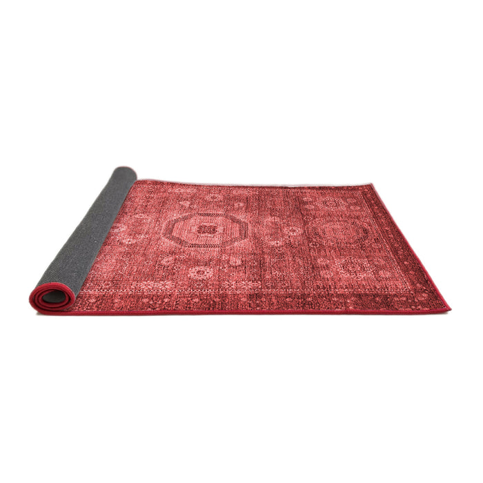 Abstract Red Modern Area Rugs