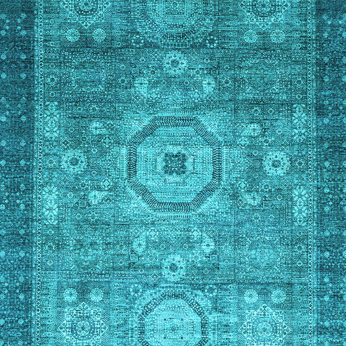 Abstract Light Blue Modern Rug, abs2350lblu