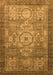 Abstract Orange Modern Rug, abs2350org