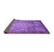 Sideview of Abstract Purple Modern Rug, abs2350pur