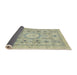 Sideview of Abstract Brown Gold Modern Rug, abs2351