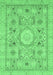 Abstract Emerald Green Modern Rug, abs2351emgrn