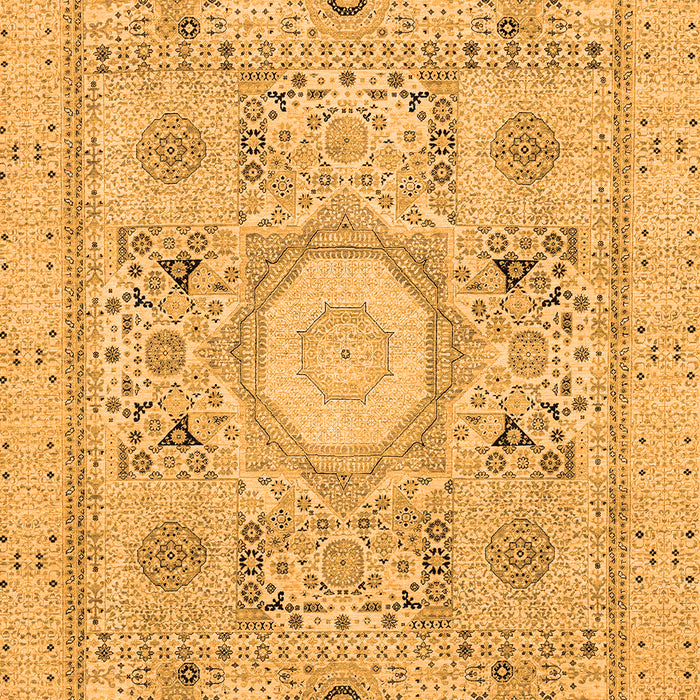 Abstract Orange Modern Rug, abs2351org
