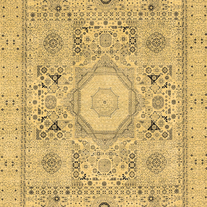 Abstract Brown Modern Rug, abs2351brn