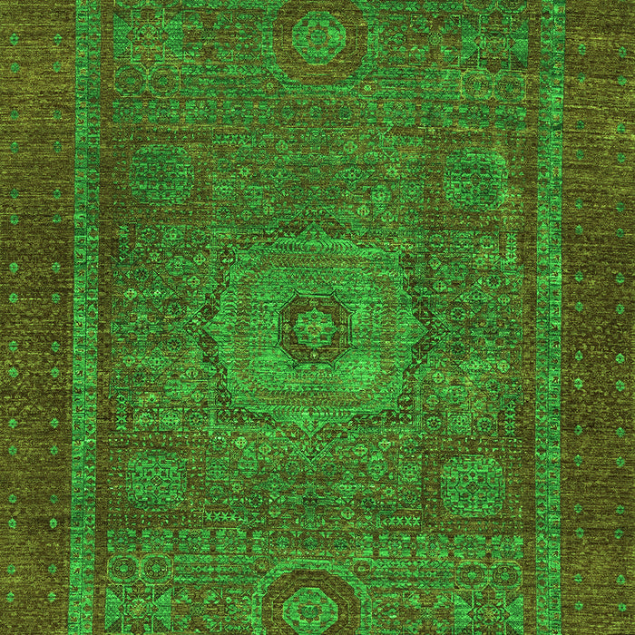 Abstract Green Modern Rug, abs2352grn