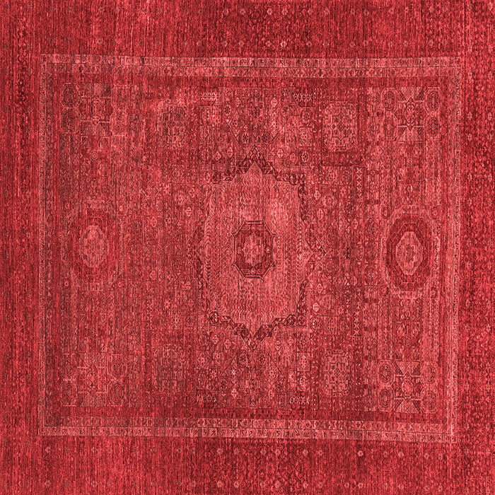 Abstract Red Modern Rug, abs2352red