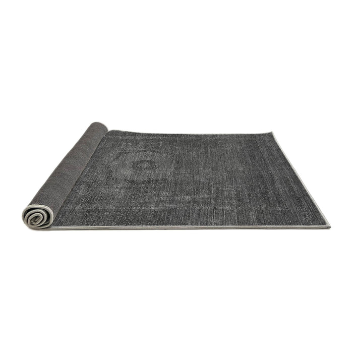 Sideview of Abstract Gray Modern Rug, abs2352gry