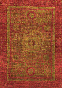 Abstract Orange Modern Rug, abs2352org