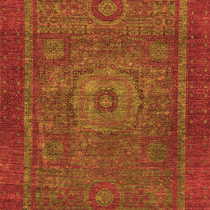 Abstract Orange Modern Rug, abs2352org