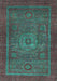 Abstract Light Blue Modern Rug, abs2352lblu