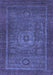 Machine Washable Abstract Blue Modern Rug, wshabs2352blu