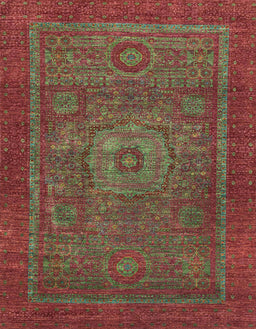 Abstract Brown Modern Rug, abs2352