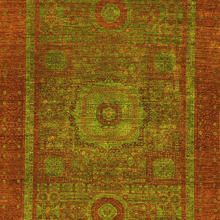 Abstract Yellow Modern Rug, abs2352yw