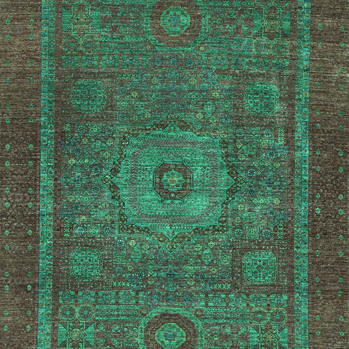 Abstract Turquoise Modern Rug, abs2352turq
