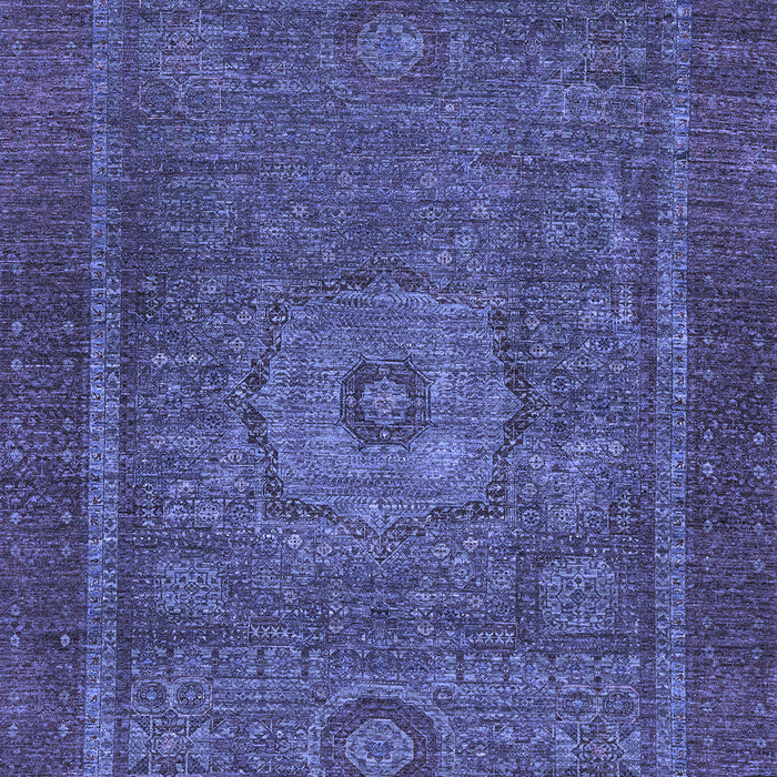 Abstract Blue Modern Rug, abs2352blu