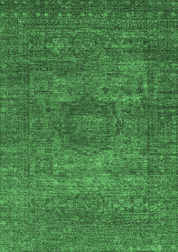 Abstract Emerald Green Modern Rug, abs2353emgrn