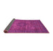 Sideview of Abstract Pink Modern Rug, abs2353pnk