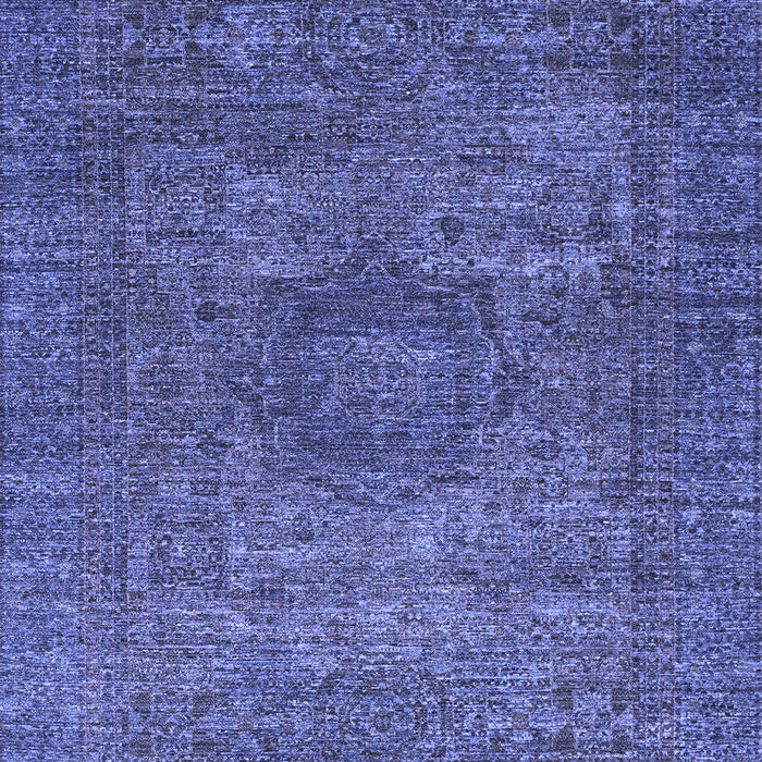 Abstract Blue Modern Rug, abs2353blu
