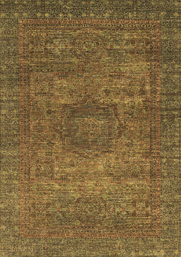 Abstract Brown Modern Rug, abs2353brn