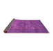 Sideview of Abstract Purple Modern Rug, abs2353pur