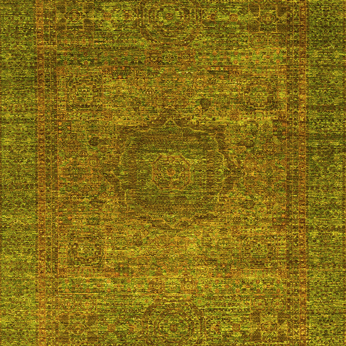 Abstract Yellow Modern Rug, abs2353yw