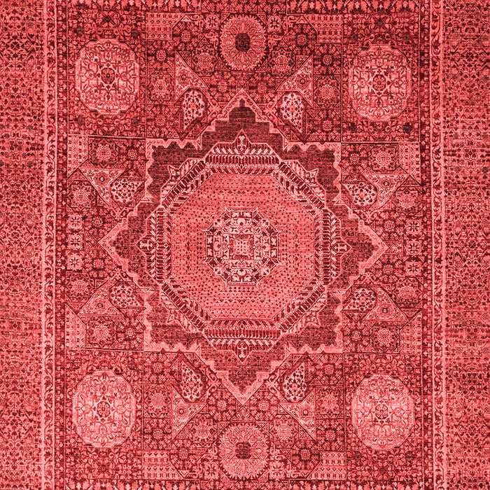 Abstract Red Modern Area Rugs