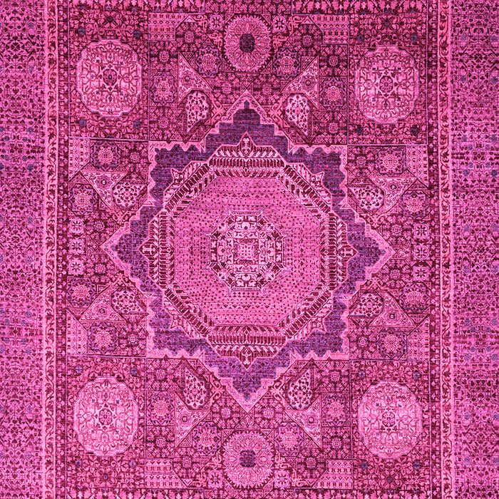 Machine Washable Abstract Pink Modern Rug, wshabs2354pnk