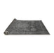 Sideview of Abstract Gray Modern Rug, abs2354gry