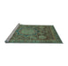 Sideview of Machine Washable Abstract Light Blue Modern Rug, wshabs2354lblu