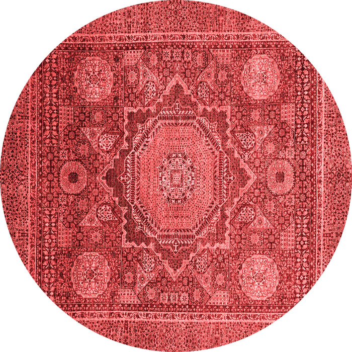 Abstract Red Modern Rug, abs2354red