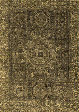 Abstract Brown Modern Rug, abs2355brn