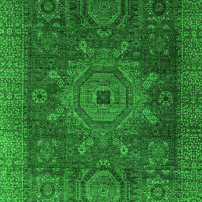 Machine Washable Abstract Green Modern Area Rugs, wshabs2355grn