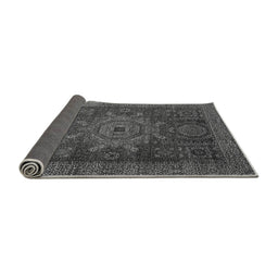 Sideview of Abstract Gray Modern Rug, abs2355gry