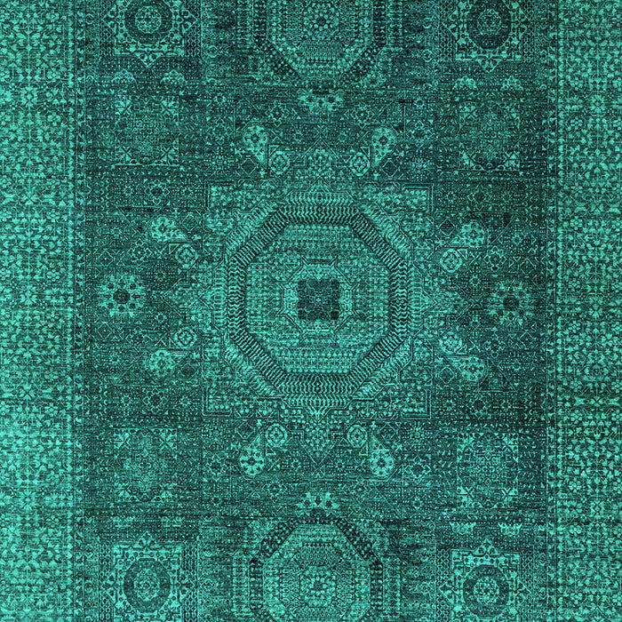 Machine Washable Abstract Turquoise Modern Area Rugs, wshabs2355turq