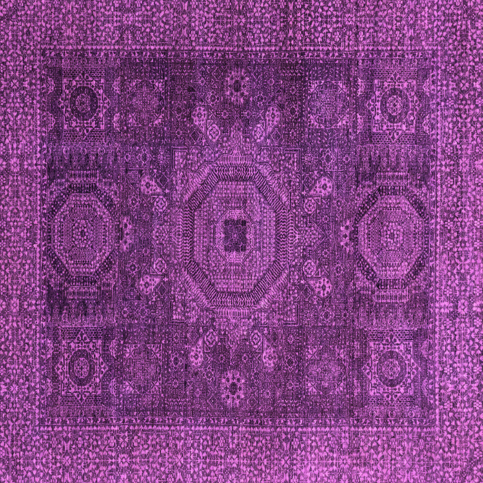 Square Abstract Pink Modern Rug, abs2355pnk