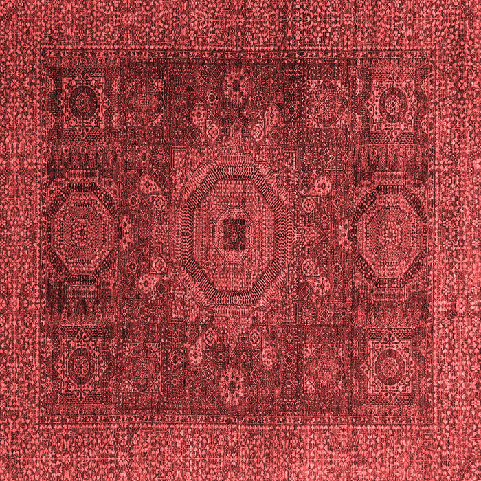 Abstract Red Modern Rug, abs2355red