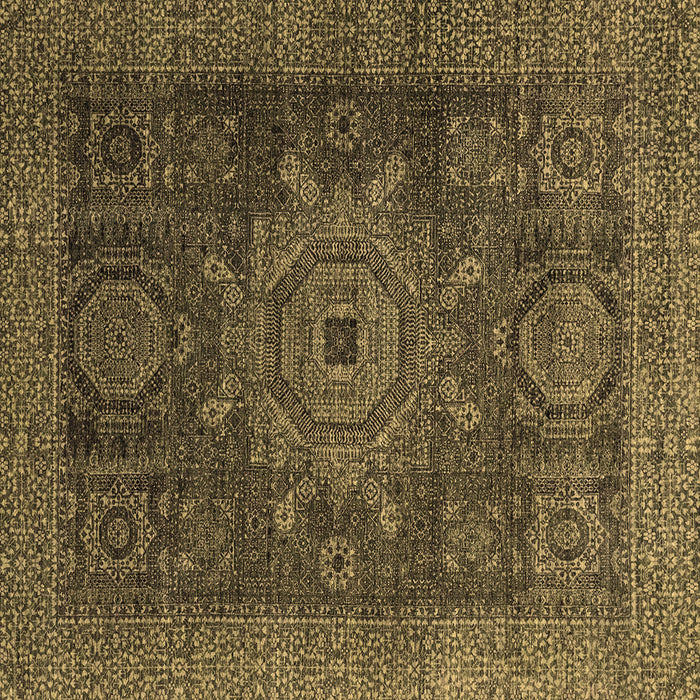 Square Abstract Brown Modern Rug, abs2355brn