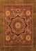 Abstract Orange Modern Rug, abs2356org