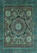 Abstract Light Blue Modern Rug, abs2356lblu