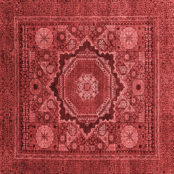 Abstract Red Modern Rug, abs2356red
