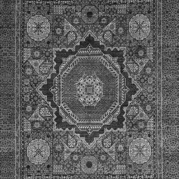 Machine Washable Abstract Gray Modern Rug, wshabs2356gry