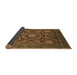 Sideview of Abstract Brown Modern Rug, abs2356brn