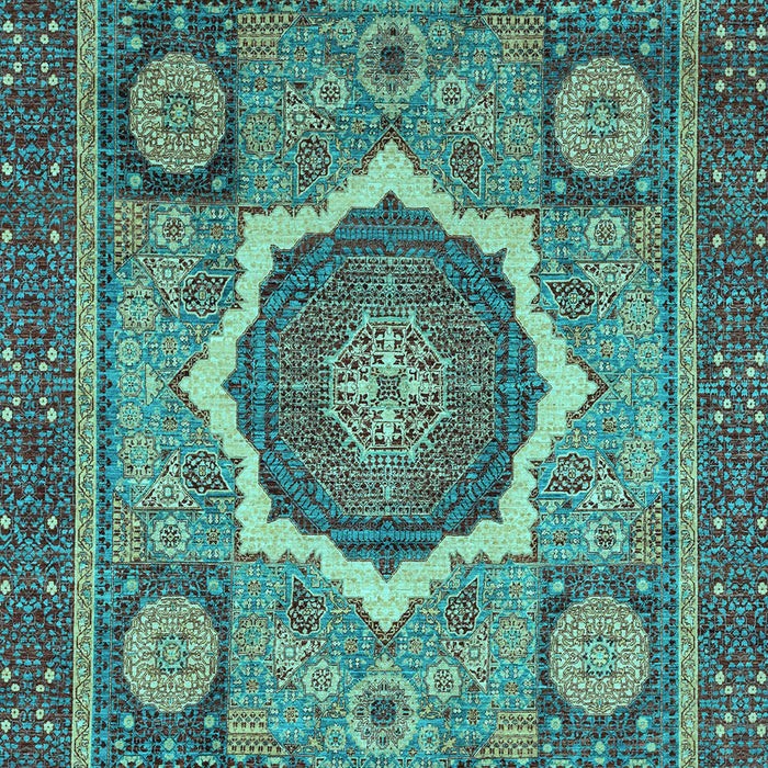 Abstract Light Blue Modern Rug, abs2357lblu